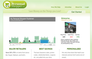 MyPersonalShopper.com screenshot 1