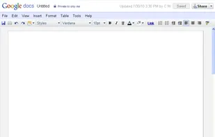 Google Docs screenshot 1
