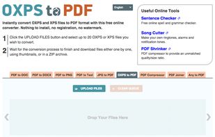 OXPS to PDF Converter screenshot 1