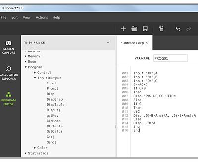 ti connect ce software