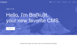 Home page (Butter theme)