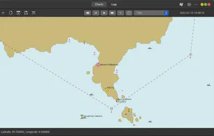 GWeatherRouting screenshot 1