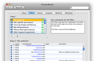 GlimmerBlocker screenshot 1