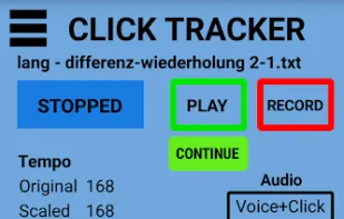 Click Tracker screenshot 1