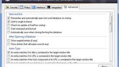 Options dialog box