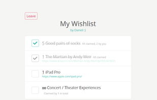 Wishy.gift screenshot 2