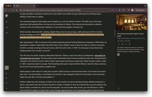 Reader & highlighting