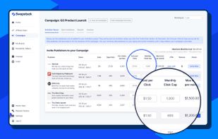 Swapstack PPC Tool:
Work with up to 1,000 publishers at once on a pay-per-click basis.