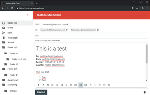 E-mail compose