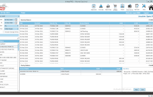 Screen shot of cloud based hotel management software