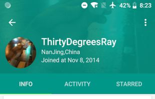 OpenHub for GitHub screenshot 2