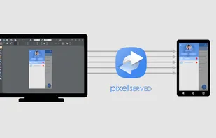 PixelServed Desktop Connector can watch a file (for modifications) on your desktop (Win or Mac) and send it to your Android mobile device automatically