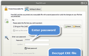 Free EXE Lock screenshot 2