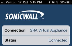 SonicWall Mobile Connect screenshot 2