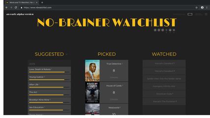 No-Brainer Watchlist screenshot 1
