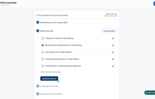 Based on the description, our AI-Assistant generate title suggestions.
