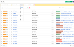 Candidate Database - search using Boolean operators and stackable filters to find exactly the right candidates.