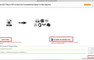 MacSonik OST to PST Converter screenshot 1