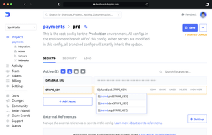 Doppler | SecretOps Platform screenshot 1