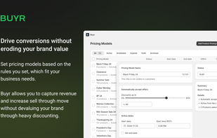 Buyr - Drive conversions without eroding your brand value