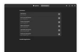 Vanilla OS containers 