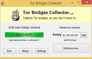 Tor Bridges Collector screenshot 1