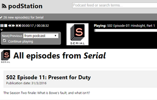 podStation Podcast Player screenshot 1