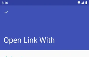 Open Link With screenshot 1