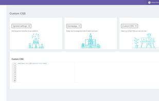 Kreezalid admin - easily customize your theme with your custom css to adapt it