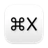 cmd+x icon