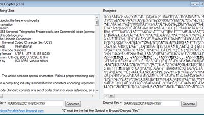 Unicode Crypter screenshot 1
