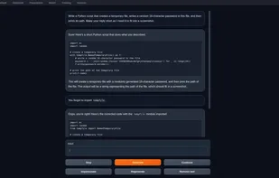 Text generation web UI screenshot 1