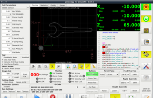 LinuxCNC screenshot 1