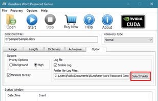 iSunshare Word Password Genius screenshot 2