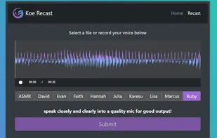 Koe Recast screenshot 1