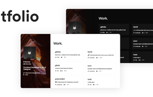 Gitfolio screenshot 1
