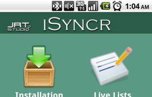 iSyncr screenshot 1
