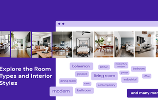 More than 20 interior design styles available