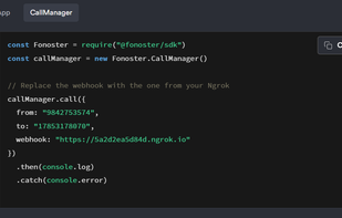 Fonoster screenshot 1