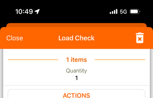 Track-POD Driver App Load Check