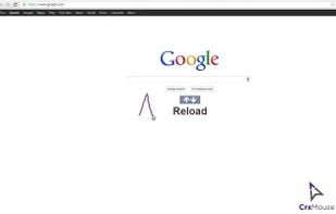 Gesture to Reload teh Page
