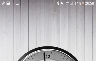 Minimal Clock Live Wallpaper screenshot 1
