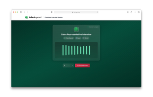 AI Voice Interview Session