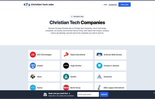 Christian Tech Jobs screenshot 1