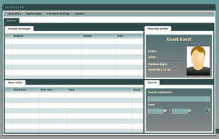 Secretica CRM screenshot 1