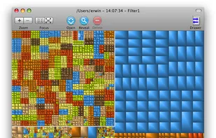 much older version of GrandPerspective showing file view