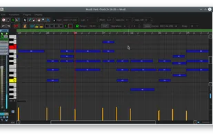 MusE Sequencer screenshot 2