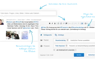 Communote screenshot 1