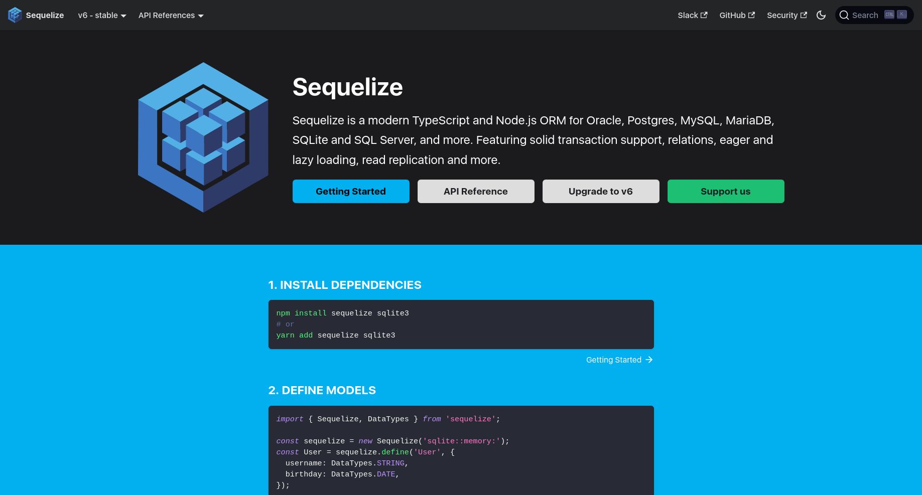 Sequelize: Modern TypeScript And Node.js ORM For Oracle, Postgres ...