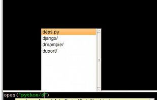 Dreampie screenshot 1